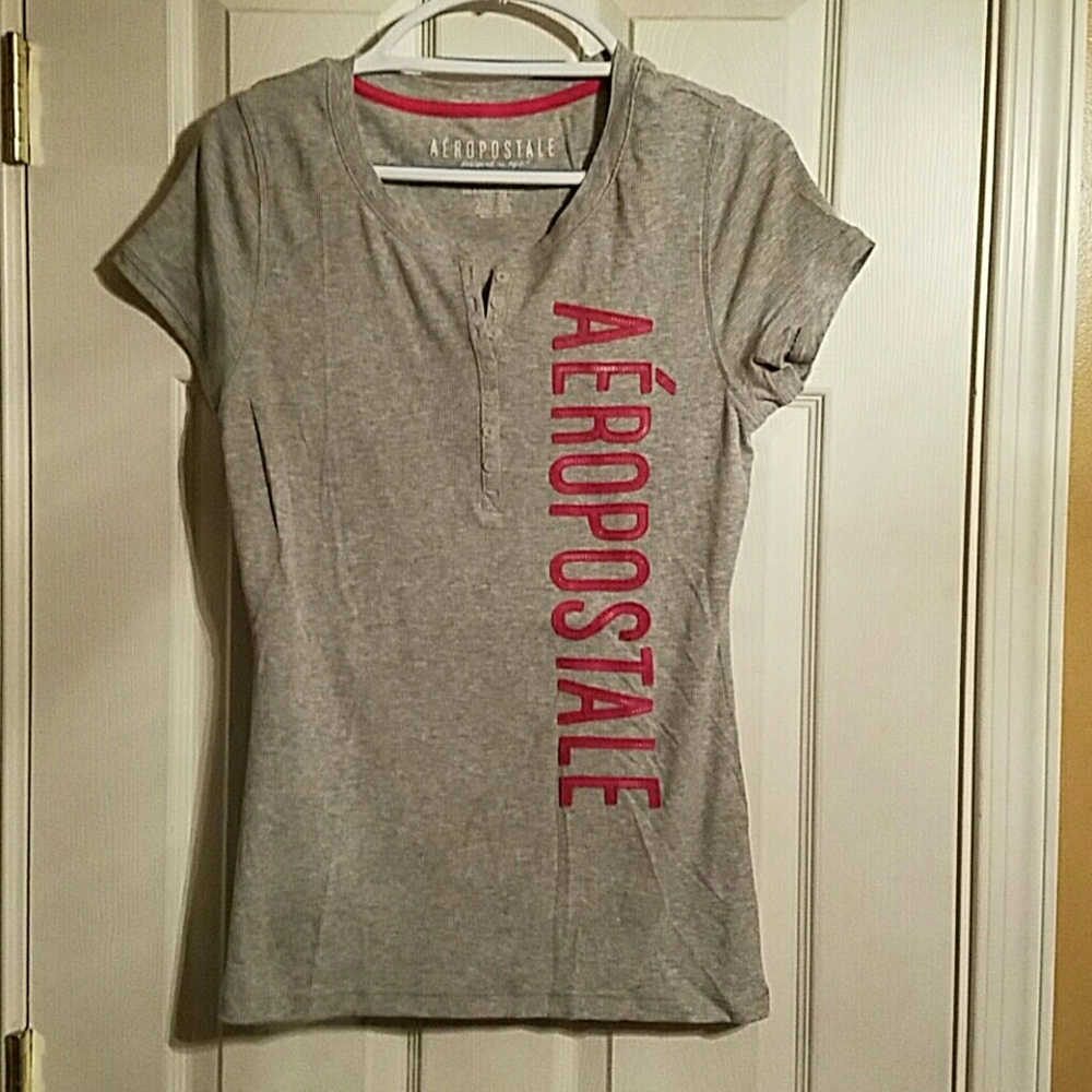[Aeropostale] Ribbed Sequin Tee